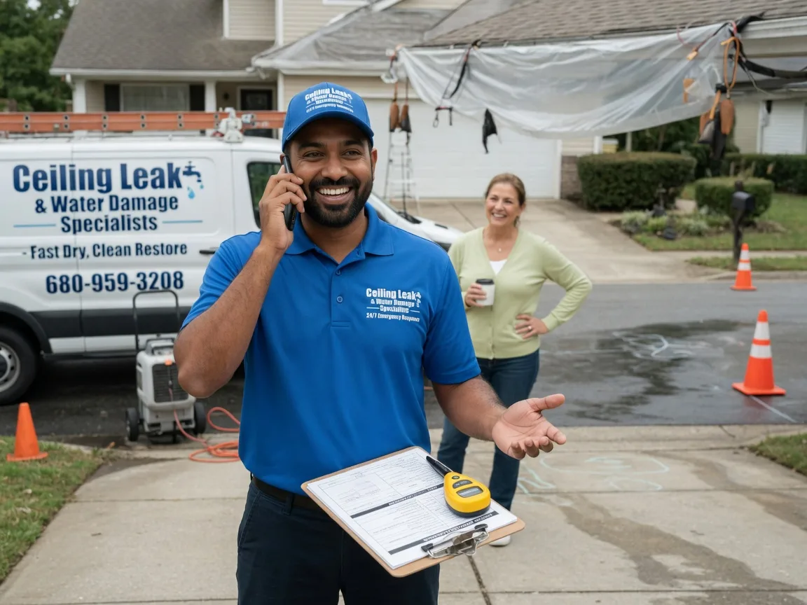 Ceiling Leak Cleanup White Stone, VA FAQs